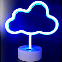 Неоновый светильник Neon Lights "Дерево" Ночник декоративный настольный LED лампа (USB, 3хАА) Cbybq