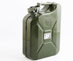 Каністра металева 10 літрів вертикальна для палива