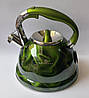 Чайник зі свистком Edenberg EB-1911green Зелений 3л, фото 5