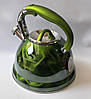 Чайник зі свистком Edenberg EB-1911green Зелений 3л, фото 4