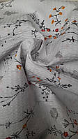 Ткань Жатка для постельного белья ш.240 Полевые цветы. Остаток 2.1 м