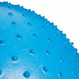 М'яч для фітнесу фітбол напівмасажний 85 см ABS Zelart FI-4437-85, фото 5