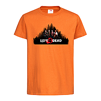 Оранжевая детская футболка С принтом Left 4 Dead (21-50-1-помаранчевий)
