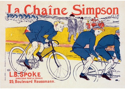 Листівка Henri De Toulouse-Lautrec — La Chaîne Simpson, 1896