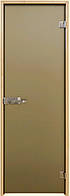 Дверь межкомнатная для бани и сауны Aqua Bronze Sateen 2000х700