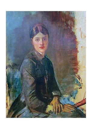 Листівка Henri De Toulouse-Lautrec — Portrait of a Young Women, 1884