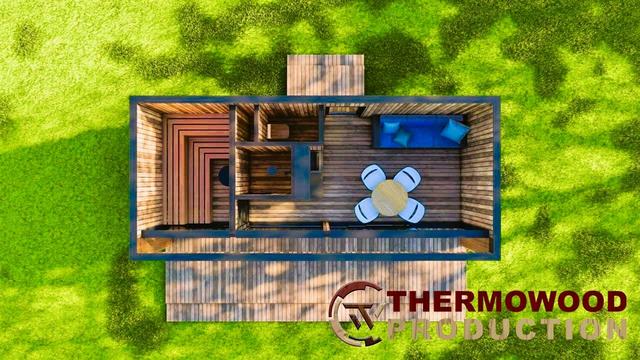 Модульный дом с сауной фото