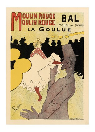 Листівка Henri De Toulouse-Lautrec — Moulin Rouge La Goulue, 1891, фото 1