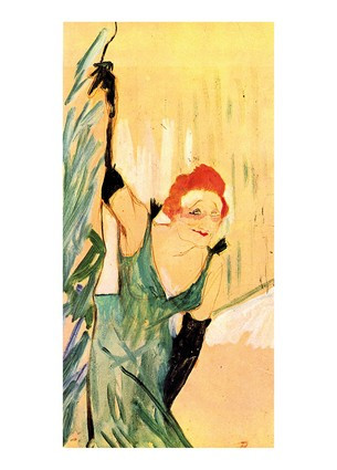 Листівка Henri De Toulouse-Lautrec — Yvette Guilbert Salut a Public, 1894, фото 1