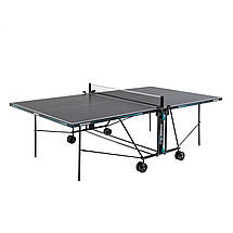 Тенісний стіл для вулиці складаний всепогодний тенісний стіл вуличний ігровий Donic Outdoor Style 600 антрацит, фото 3