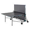 Тенісний стіл для вулиці складаний всепогодний тенісний стіл вуличний ігровий Donic Outdoor Style 600 антрацит, фото 8