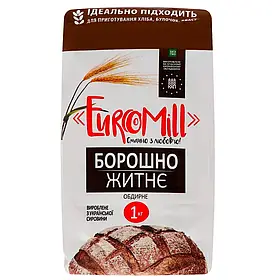 Борошно житнє EuroMill обдирне 1 кг