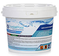 Таблетки хлор быстрого действия Crystal Pool Quick Chlorine Tablets 5 кг для бассейнов Австрия