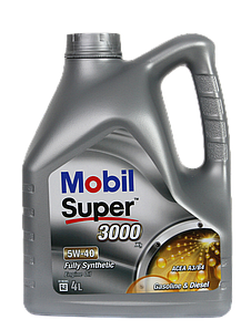 Mobil Super 3000 X1 5W-40 (4 л) моторна олива Європа