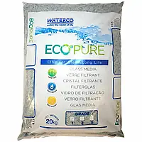 Песок стеклянный для фильтра бассейна Waterco EcoPure 0.5-1.0 мм (20 кг).