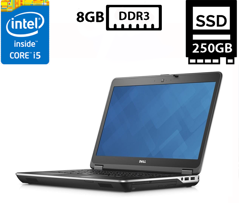 Ноутбук Dell Latitude E6440/14”TN 1366x768/Core i5-4200M 2.50GHz/8GB DDR3/SSD 250GB/Intel HD Graphics Камера Б/В