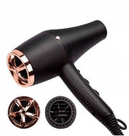 Профессиональный парикмахерский фен 2200 Вт инфракрасный с насадками-концентраторами Infrared Ionic Hair Dryer