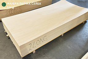 Фанера сейба гнучка 2 мм — 2,5х1,22 м (Поздовжня/Long)