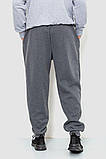 Спорт чоловічі штани на флісі, колір сірий, 244R4868, фото 4