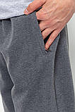 Спорт чоловічі штани на флісі, колір сірий, 244R4868, фото 5