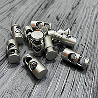 Фіксатор металевий на один отвір Сатин 21 мм