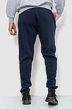 Спорт чоловічі штани на флісі, колір темно-синій, 244R4188, фото 4