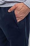 Спорт чоловічі штани на флісі, колір темно-синій, 244R4188, фото 5