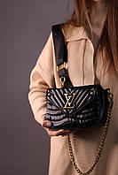 Женская сумка Louis Vuitton multi pochette black женская сумка, брендовая сумка Луи Виттон мульти черная