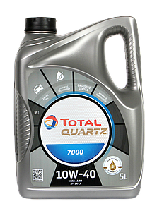 Моторне масло Total Quartz 7000 10W-40 5л доставка укрпоштою 0 грн