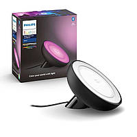 Philips Hue Светильник настольный умный Bloom, 2000K-6500K, RGB, ZigBee, Bluetooth, диммирование, чёрный