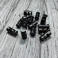 Фіксатор металевий на один отвір Чорний 21 мм