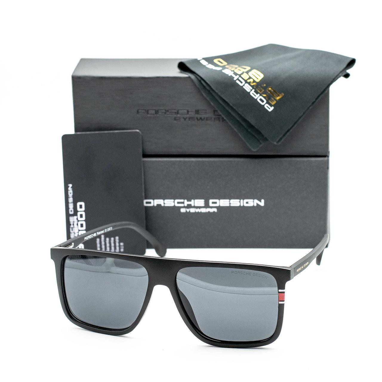 Сонцезахисні окуляри Porsche Design Flat чорні (polarized)