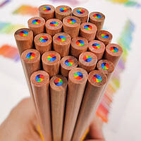 Набор семицветных карандашей Коричневый (набор 10 шт.)