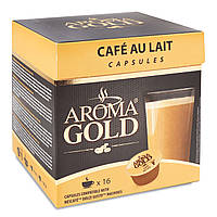 Кава Aroma Gold Лате в капсулах, 16*10г