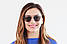 Жіночі сонцезахисні окуляри SunGlasses Dior-Techno-black (o4ki-8358), фото 5