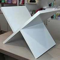 Підставка для сумки білого кольору для салону краси, перукарні, передпокою, ресторану, кафе, клініки