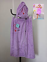 Жіночий банний набір для сауни лазні жіночий рушник халат на гудзиках чалма тюрбан Жіночий набір для лазні басейну сауни Т03241