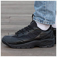 Мужские кроссовки Nike ACG Air Mada All Black DM3004-002, кожаные черные кроссовки найк асг аир мада