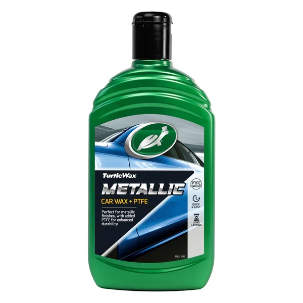 Полироль для кузова з тефлоном для покриття металік Turtle Wax Metallic Car Wax + PTFE 500 мл (53020)