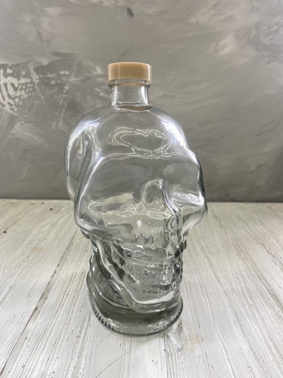 Пляшка з кришкою "Череп", 1л., фото 1