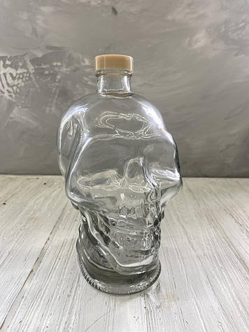 Пляшка з кришкою "Череп", 1л.