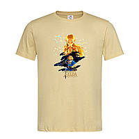 Песочная мужская/унисекс футболка Принт The legend of Zelda (21-52-1-пісочний)