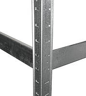 Стелаж Бюджет ОС 1800х900х600 Місяць, 150 кг/полка, 5 полиць, металева полиця, оцинкований, металевий, фото 6