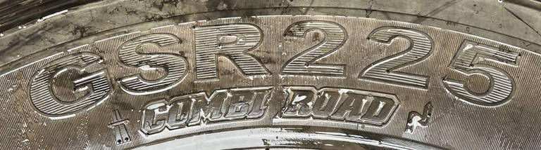 Шина вантажна б/у 295/80R22.5 Giti GSR225 кермова, фото 3