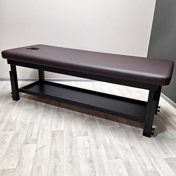 Стаціонарний масажний стіл KP-8 Brown