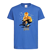 Синяя детская футболка Принт The legend of Zelda (21-52-1-синій)