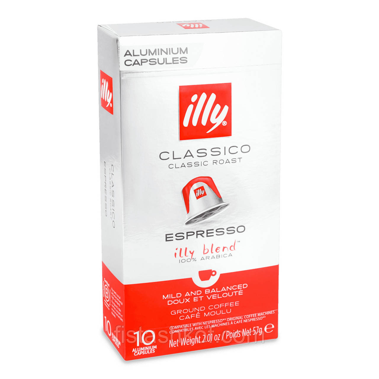 Кава мелена Illy Classico Espresso в капсулах 10 шт., 57г