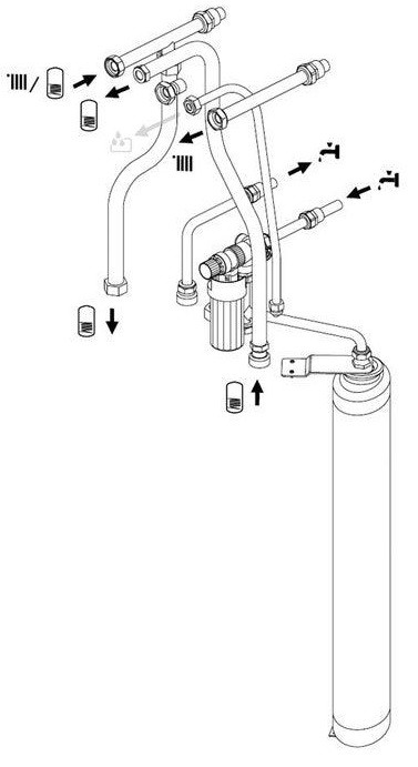 Ariston Монтажный комплект для подключения водонагревателя косвенного нагрева к котлу Povna-torba это Удобно - фото 1 - id-p2143983331