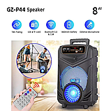 Потужна акустична колонка NDR-P44 Bluetooth 8 дюймів (Black), фото 8