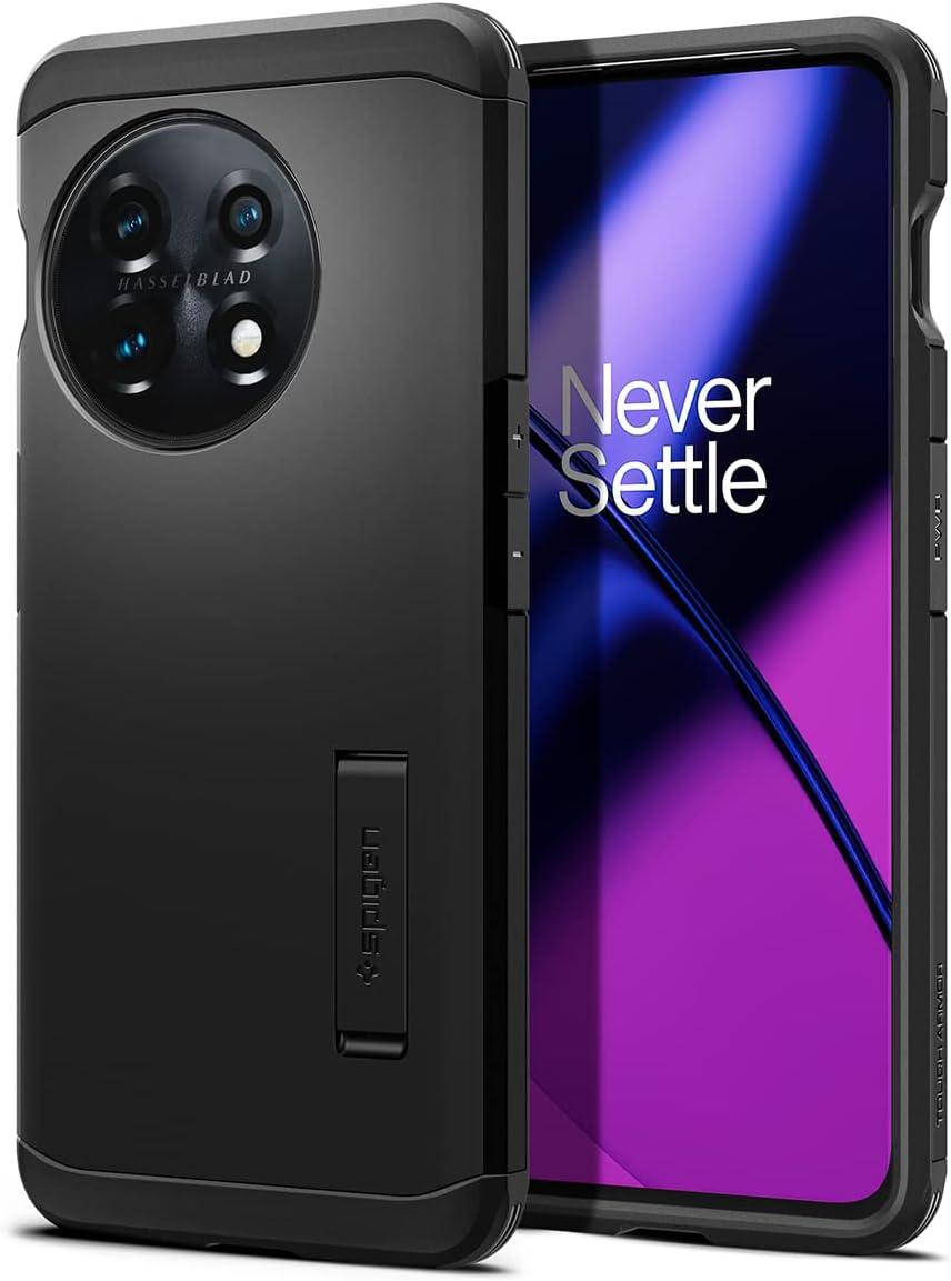 Чохол Spigen для OnePlus 11 (2023) - Tough Armor, Black (ACS05800), фото 1